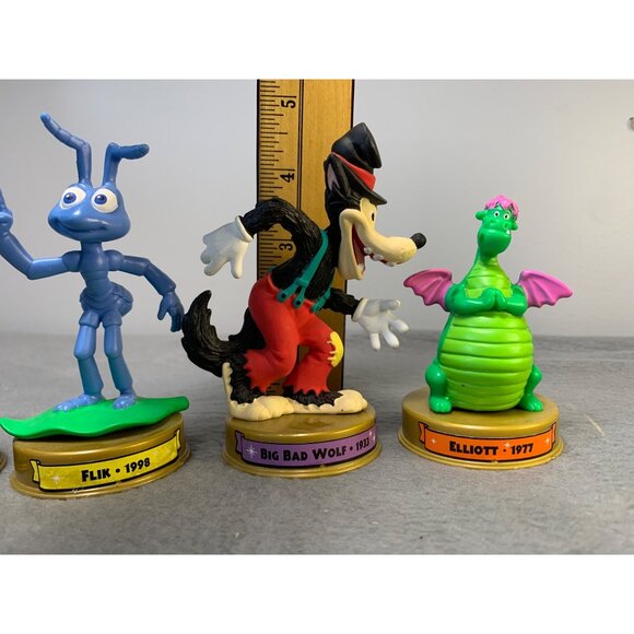 Kuzco 2000 Flik 1998 Big Bad Wolf 1933 Elliott 1977 Disney Collectible Figures S - Picture 9 of 12